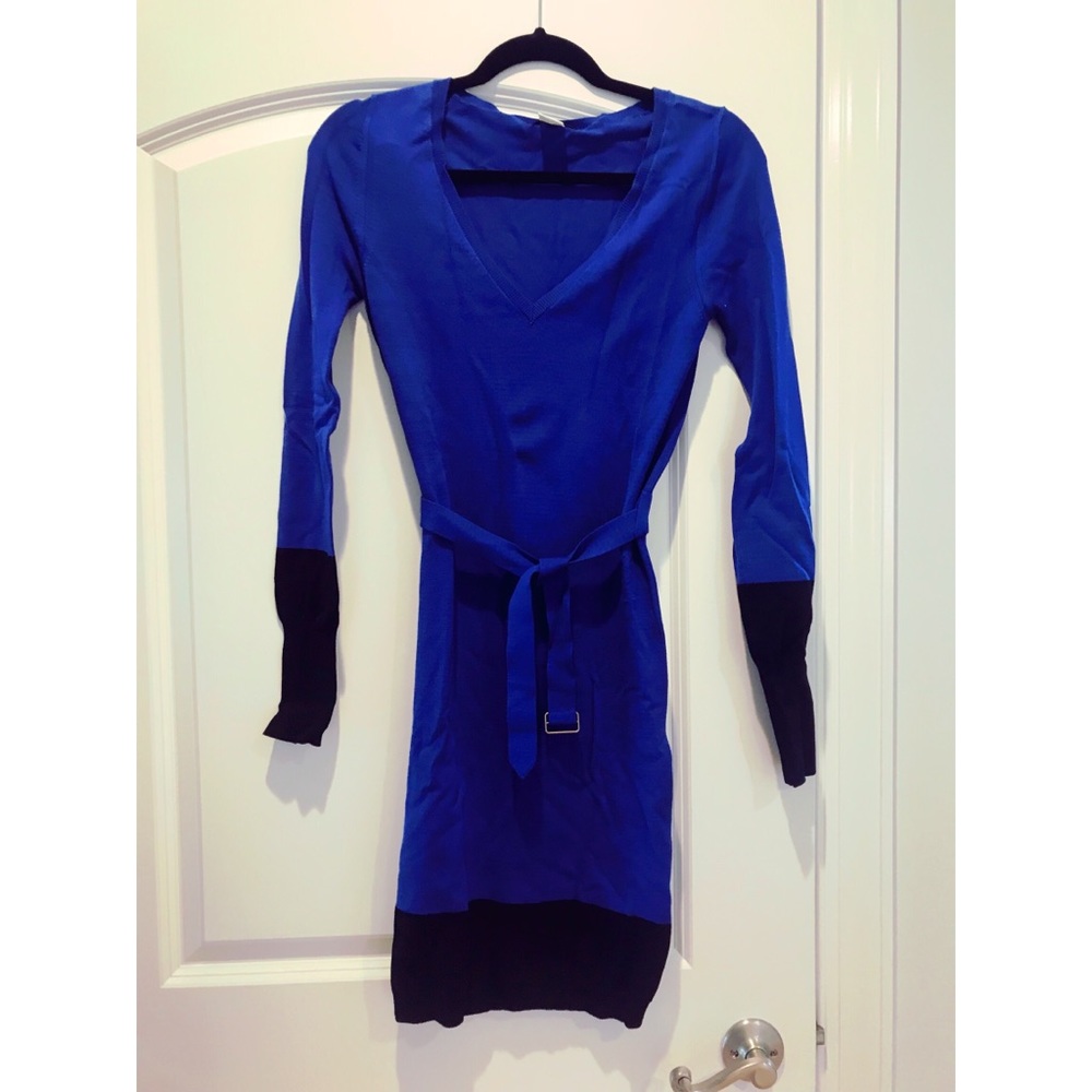 Blue Sweater Dress